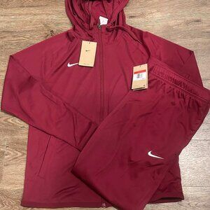 BNWT Maroon Nike Dri Fit Track Suit